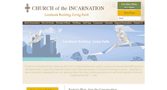 Desktop Screenshot of churchoftheincarnation.org